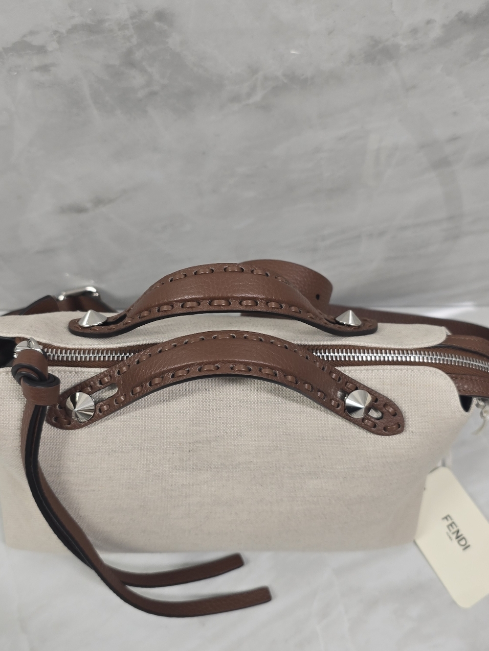 🔥RARE🔥 Fendi Selleria By-The-Way Medium Satchel - Picture 2 of 16